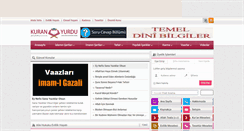 Desktop Screenshot of kuranyurdu.com